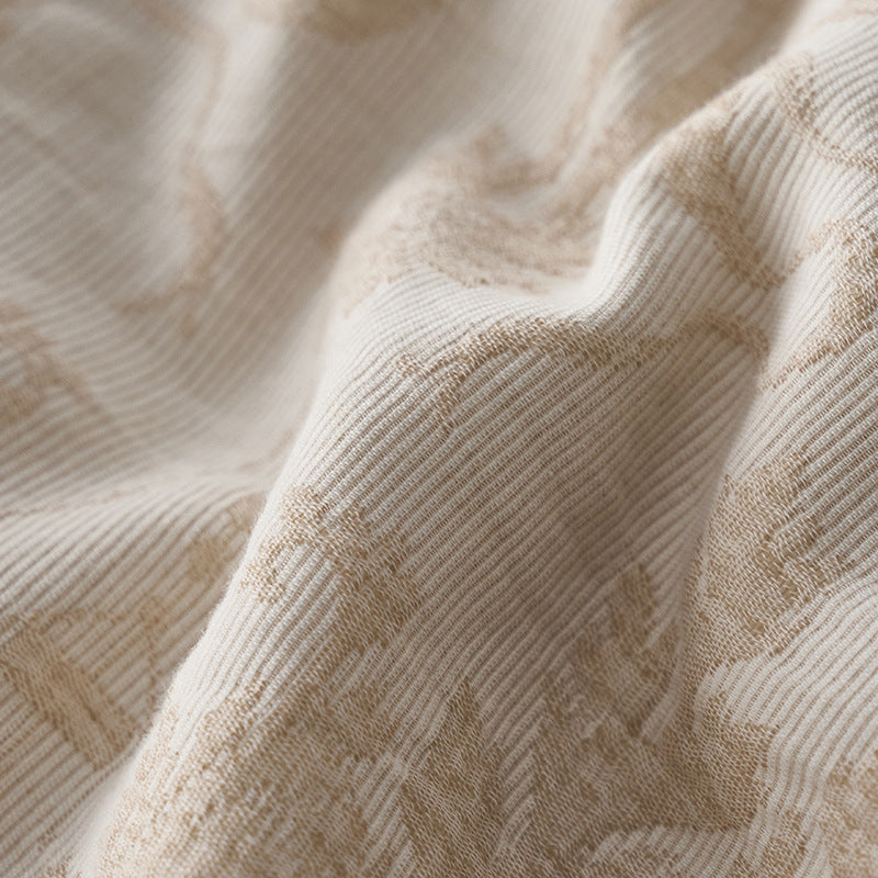 Light Beige Tonal Pattern Duvet Cover Set – Cozy Neutral Bedding with Pillowcases